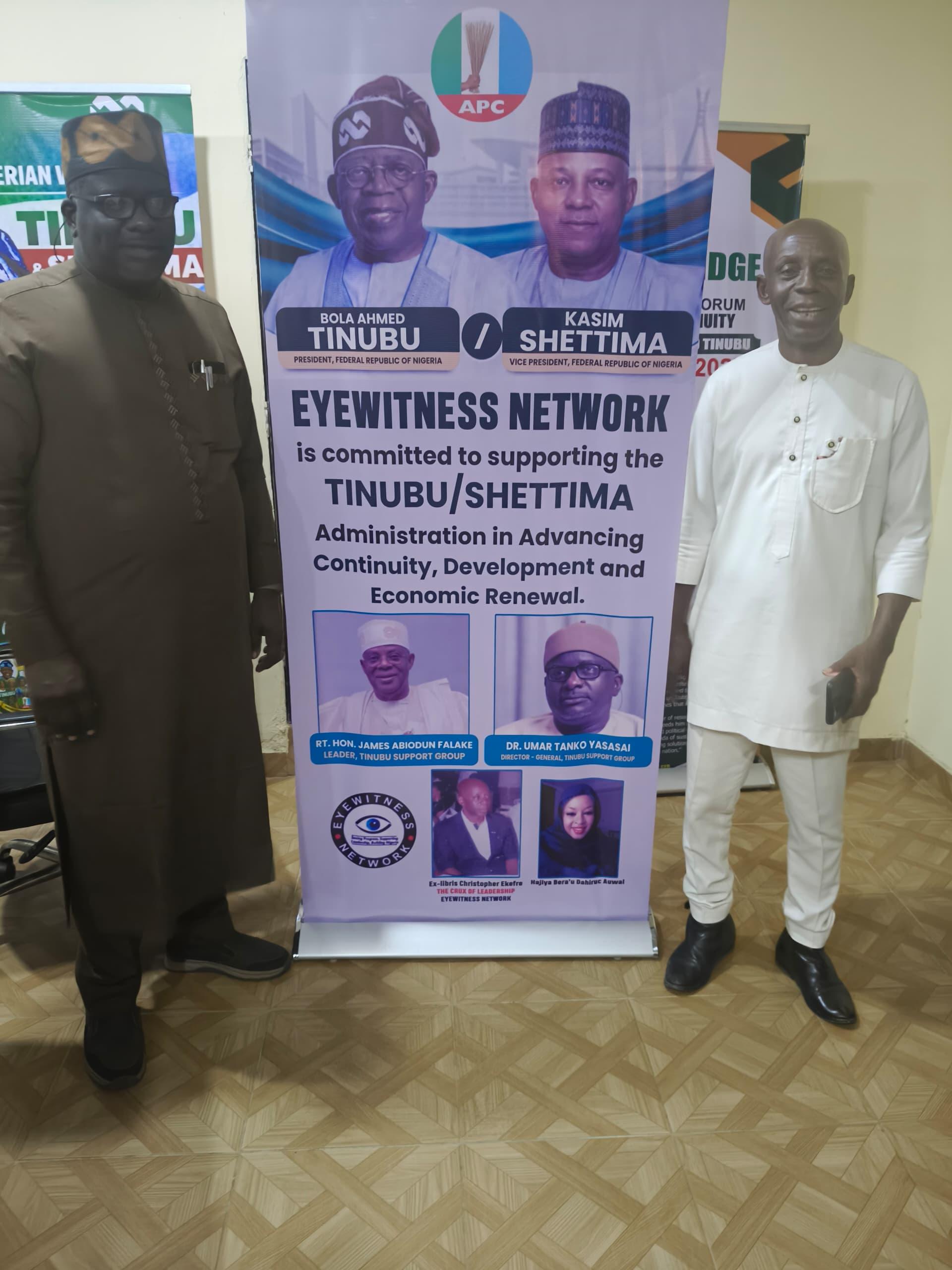 Eyewitness Network members at a national engagement event